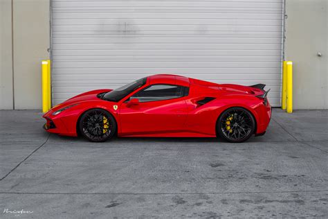 red ferrari 488 gtb brixton forged™