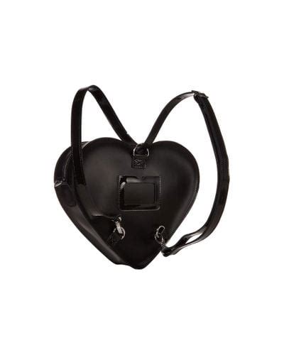 Dr Martens Heart Shaped Leather Backpack In Black Lyst