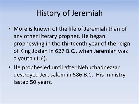 Ppt Jeremiah Powerpoint Presentation Free Download Id2242038