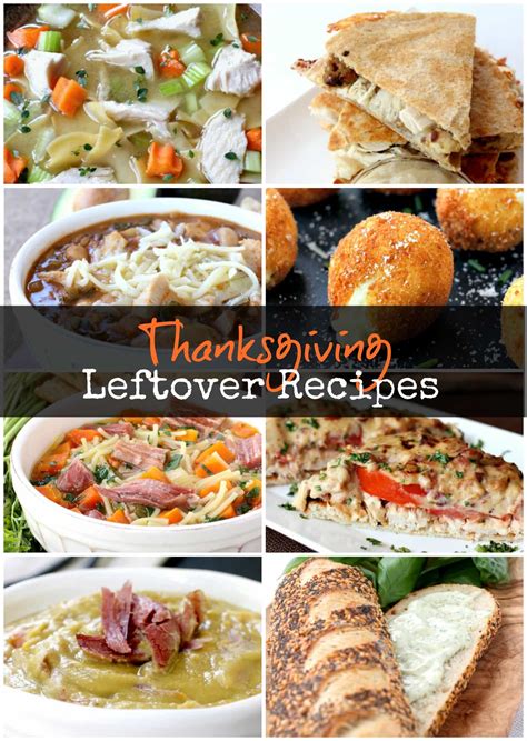 Thanksgiving Leftover Recipes - Mantitlement