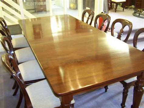 The most common 2 seater table material is cotton. 10 Seater Dining Table - Antiques Atlas