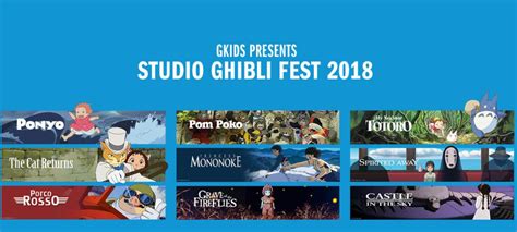 We want to keep the spirit of studio ghibli films alive by providing fans with the latest and most detailed information about. GKIDS and Fathom Events Present New Studio Ghibli Cinema ...