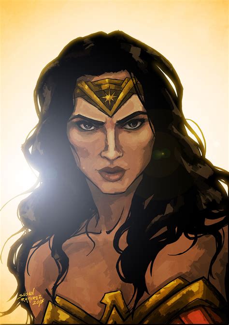 Artstation Wonder Woman Susan Ramirez Wonder Woman Drawing Wonder