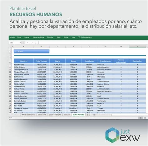 Dashboard Premium Recursos Humanos Plantilla De Excel De Rrhh