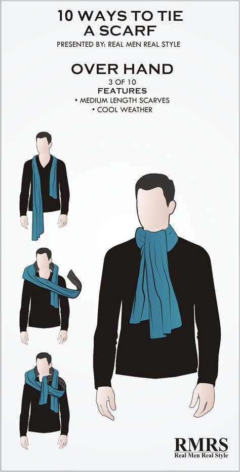 10 Manly Ways To Tie A Scarf Masculine Knots For Men Wearing Scarves Scarf Knots Scarf Tying
