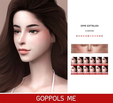Gpme Soft Blush At Goppols Me • Sims 4 Updates Sims 4 Sims Sims 4