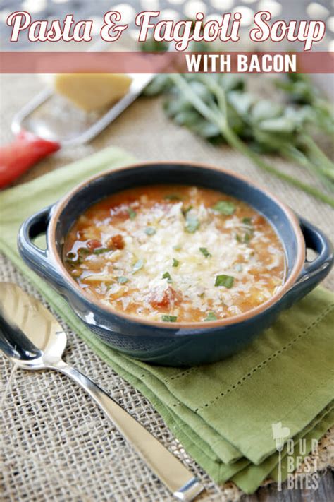 Check spelling or type a new query. Pasta e Fagioli Soup - Our Best Bites