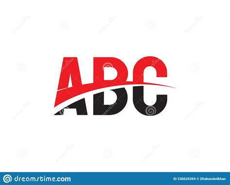 Abc Letter Initial Logo Design Vector Illustration Stock Vector