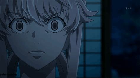 mirai nikki yuno gasai gif | WiffleGif