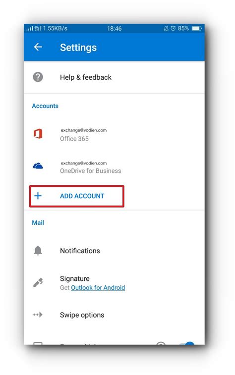 Outlook Office 365 Add Email Account Topsaudi