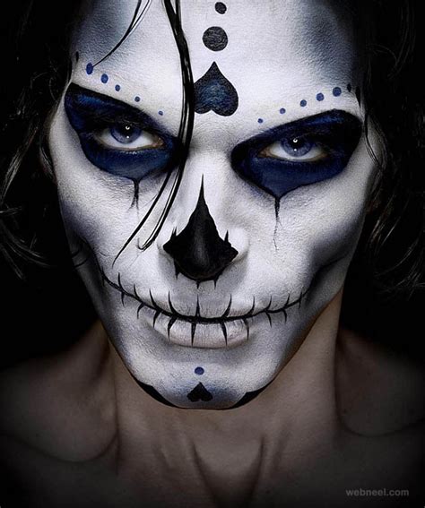 Skeleton Face Paint 21 Full Image
