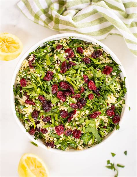 Quinoa Cranberry Salad A Virtual Vegan