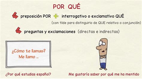 Aprender Español Por Qué Porqué Porque Y Por Que Nivel Avanzado