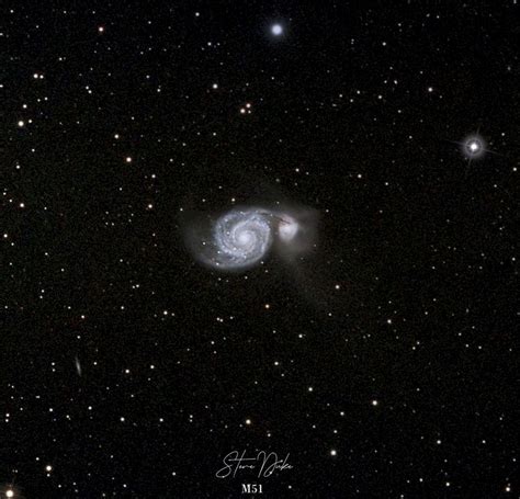 The Whirlpool Galaxy M51a And Ngc 5194 Is An Interacting Grand