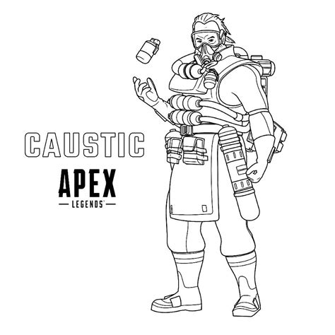 Apex legends players have uncovered a simple trick to change the color of your weapon's reticle when aiming down sights (ads) in the battle royale title. Apex Legends Coloring Pages Octane - XColorings.com