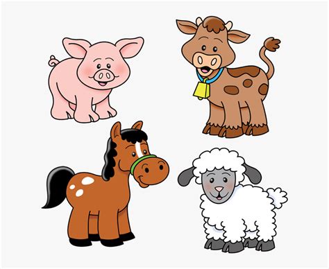 Animal Farm Animals Clipart Transparent Png Cute Farm Animals Clip Art Png Download