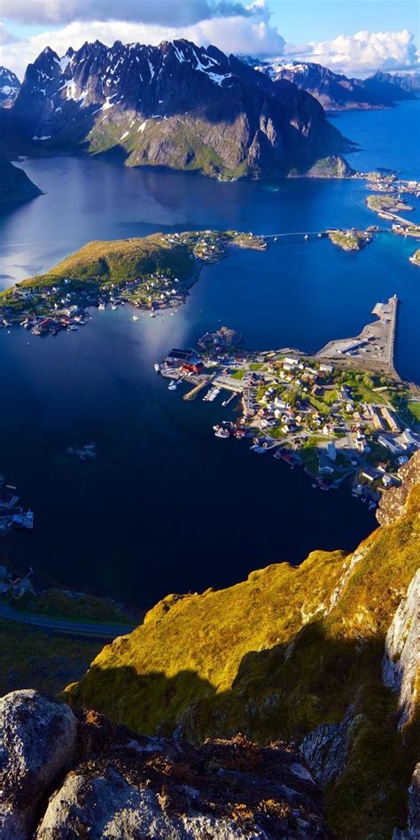 Scenic View Of The Lofoten Islands Norway Beautiful Places Nature
