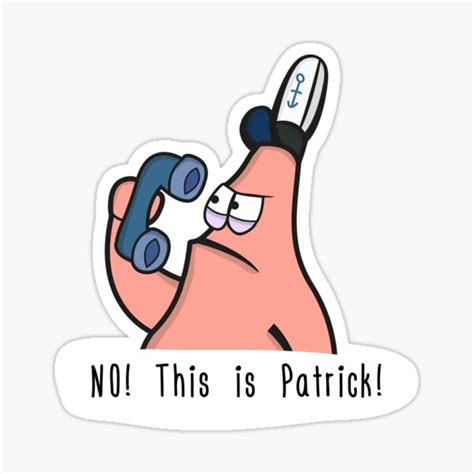 No This Is Patrick Ts And Merchandise Redbubble
