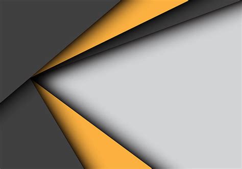 Hd Wallpaper Line Yellow Grey Background Geometry