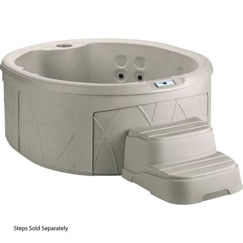 Lifesmart Spas 110 Volt 4 Person Oval Plug And Play Hot Tub Hot Tub Underwater Led Lights