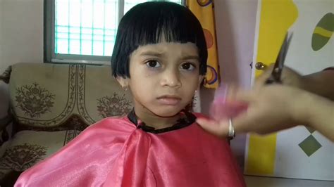 Haircuts for little boys and girls and how to cut and style your children's hair. Baby Rasna hair cut - YouTube
