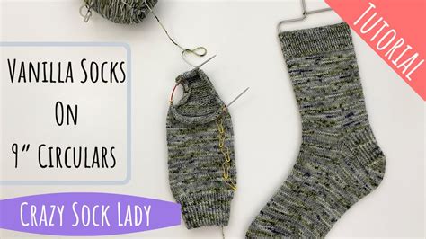 How To Knit Socks On 9 Circulars A Tutorial By Crazy Sock Lady Youtube