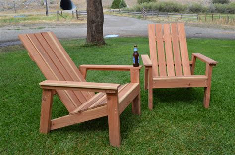 Build dining chairs and dining arm chairs, rocking chairs, morris chair, mission chairs, even beach chairs. First Build - Redwood Adirondack Chairs | Ana White in ...