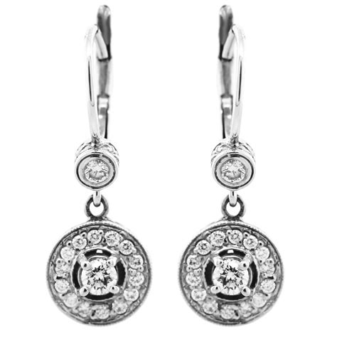 Penny Preville Pave Diamond Dangle Drop Earrings