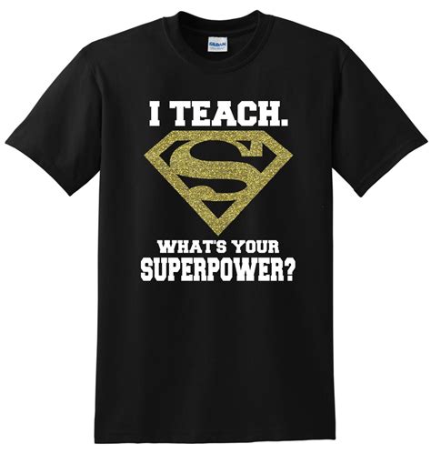 Teacher Shirts Superhero Shirt I Teach Whats Your Etsy