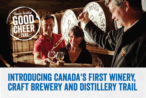 Nova Scotia Good Cheer Trail Canada’s First Winery Craft Brewery And Distillery Trail