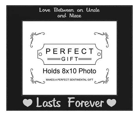 Love Between An Uncle And Niece Lasts Forever Leatherette Etsy
