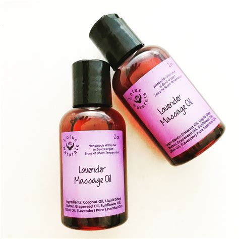 New Two Ounce Lavender Massage Oil Available ️ Oil Ingredients Pure Essential Massage Oil