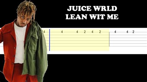 Juice Wrld Lean Wit Me Easy Guitar Tabs Tutorial Youtube