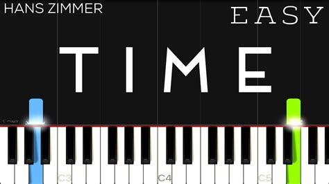 Hans Zimmer Inception Time Easy Piano Tutorial Youtube In 2021
