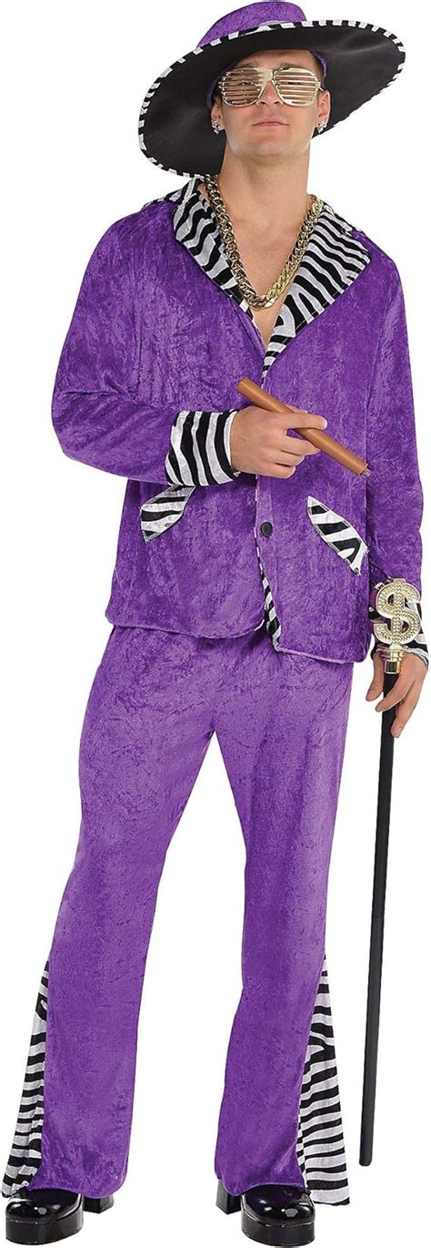 Amscan Sugar Daddy Pimp Halloween Costume For Men Standard