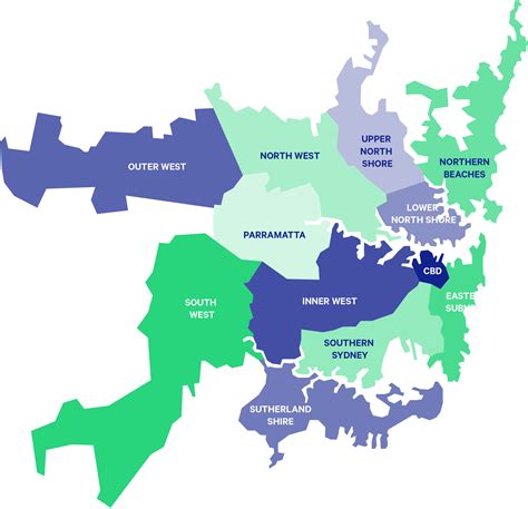Sydney Suburbs Map Skip Hire Sydney