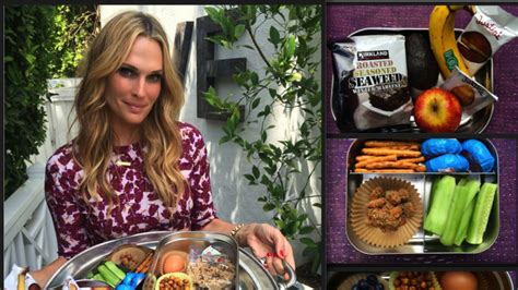 Molly Sims Healthy Snack Roasted Chickpeas Recipe Glamour