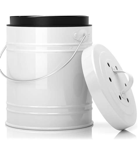 If the contents of your bin aren't breaking down, add some greens, turn it, and it should start turning into compost again. Kitchen Compost Bin Oversized 13 Gallon Plastic Liner ...