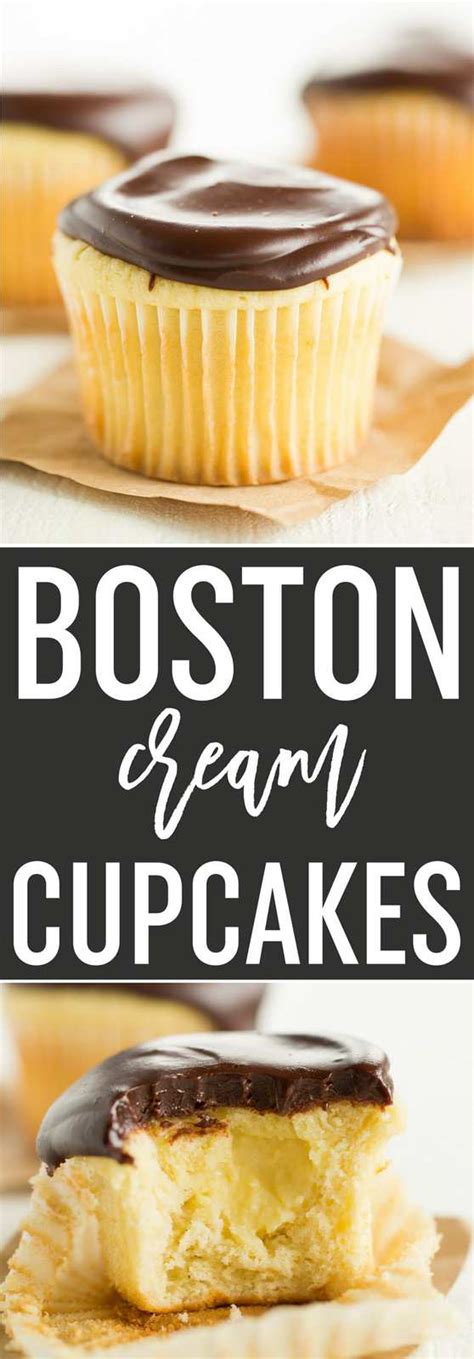 Boston cream pie is the official dessert of massachusetts, so i thought it would be a fitting tribute to our team to make some for our superbowl party. Boston Cream Cupcakes Recipe