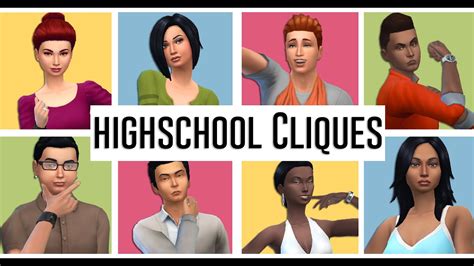 Sims 4 High School Cliques