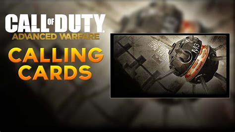 Submitted 2 months ago by xeu20matar. Call of Duty: Advanced Warfare - CALLING CARD TEASER - FIRST LOOK AT CALLING CARDS (COD AW 2014 ...