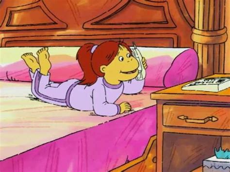 Muffy In Bed On The Phone In 2022 Arthur Tv Show Cute Disney