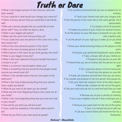 Extreme Truth Or Dare Questions Couple Truth Or Dare Faq