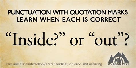 Punctuation With Quotation Marks Book Cave Quotation Marks Quote