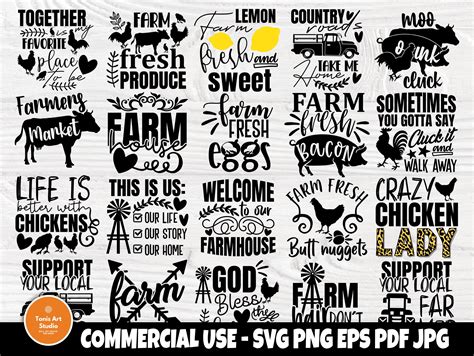 Farmhouse SVG Bundle Chicken Svg Farm Graphic By TonisArtStudio