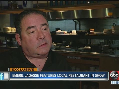 Chef Emeril Lagasse Films Show At Ava In Tampa