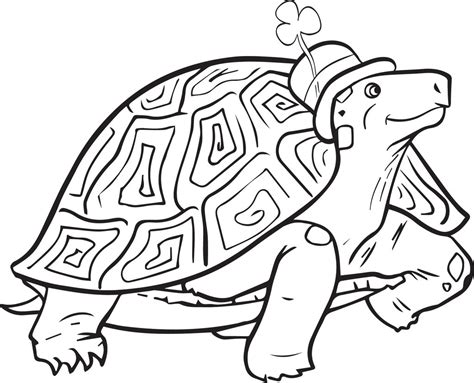 Then hang them on your fridge so it doesn't get pinched! Printable St. Patrick's Day Turtle Coloring Page for Kids ...