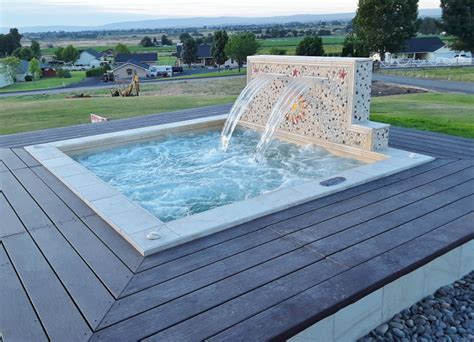 Build Your Own Hot Tub Or Plunge Pool Water Feature On A Budget
