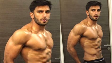Ranveer Singh Posts Shirtless Picture And Fans Are Going Bonkers Hindi Movie News Bollywood