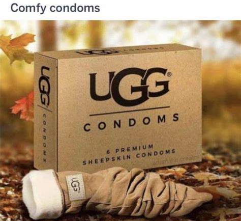 comfy condoms condom meme ugg funny pictures funny pictures and best jokes comics